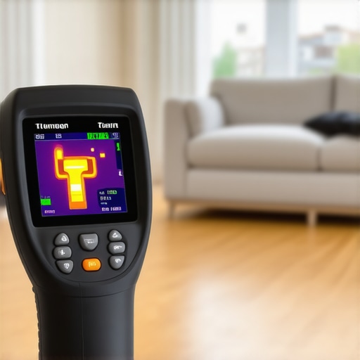 Thermographic inspection and airflow analysis tools in a home HVAC system
